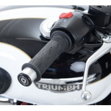 R&G Racing Bar End Sliders for the Triumph Bonneville T120/Bobber/Street Cup '17-'22